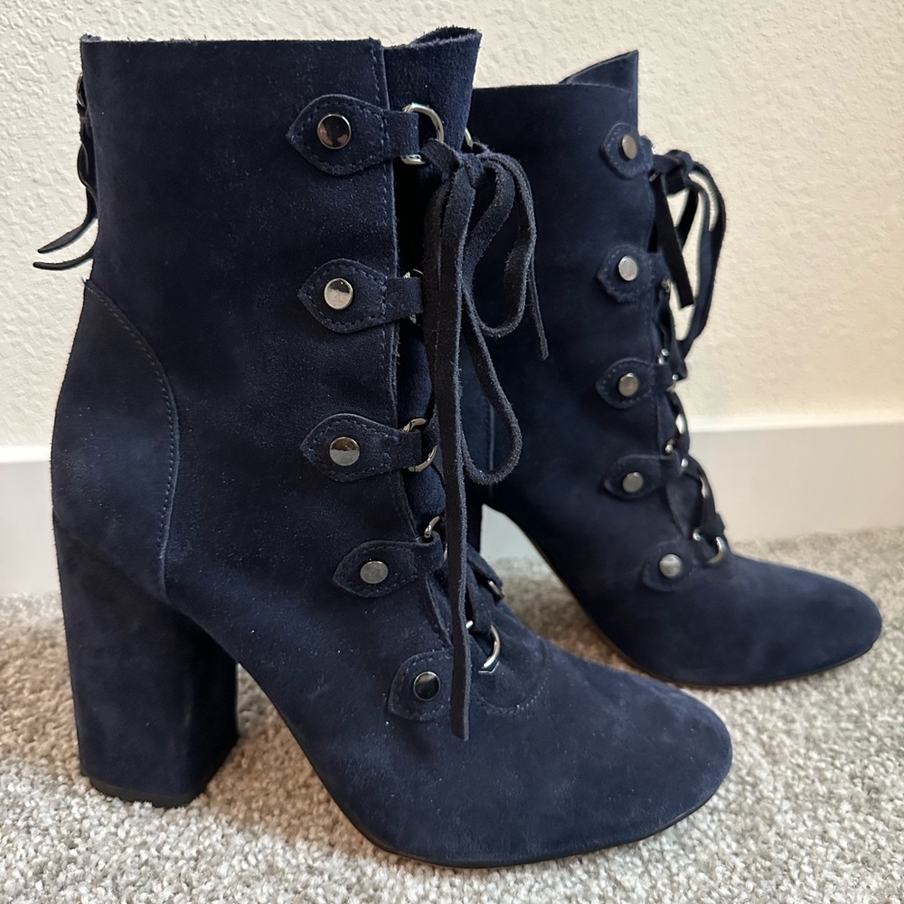 Anthropologie X Splendid Rosa Western Lace Up Boot Size 9